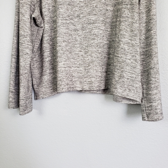DAILY RITUAL Semi Cropped Wide Sleeve Ultra Soft Jersey Knit Sweatshirt Sz XL - Picture 4 of 8